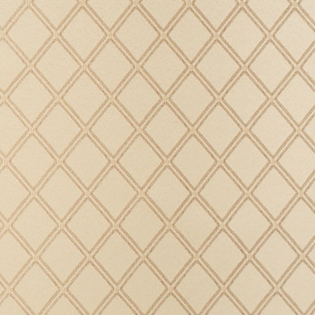 Ivory Classic - Beige Taupe Abstract Geometric,diamonds Upholstery Fabric 54 Inches"